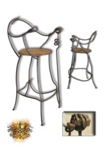 Umělecké kovářství Petr Slezák – Židle
