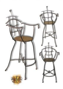 Umělecké kovářství Petr Slezák – Židle